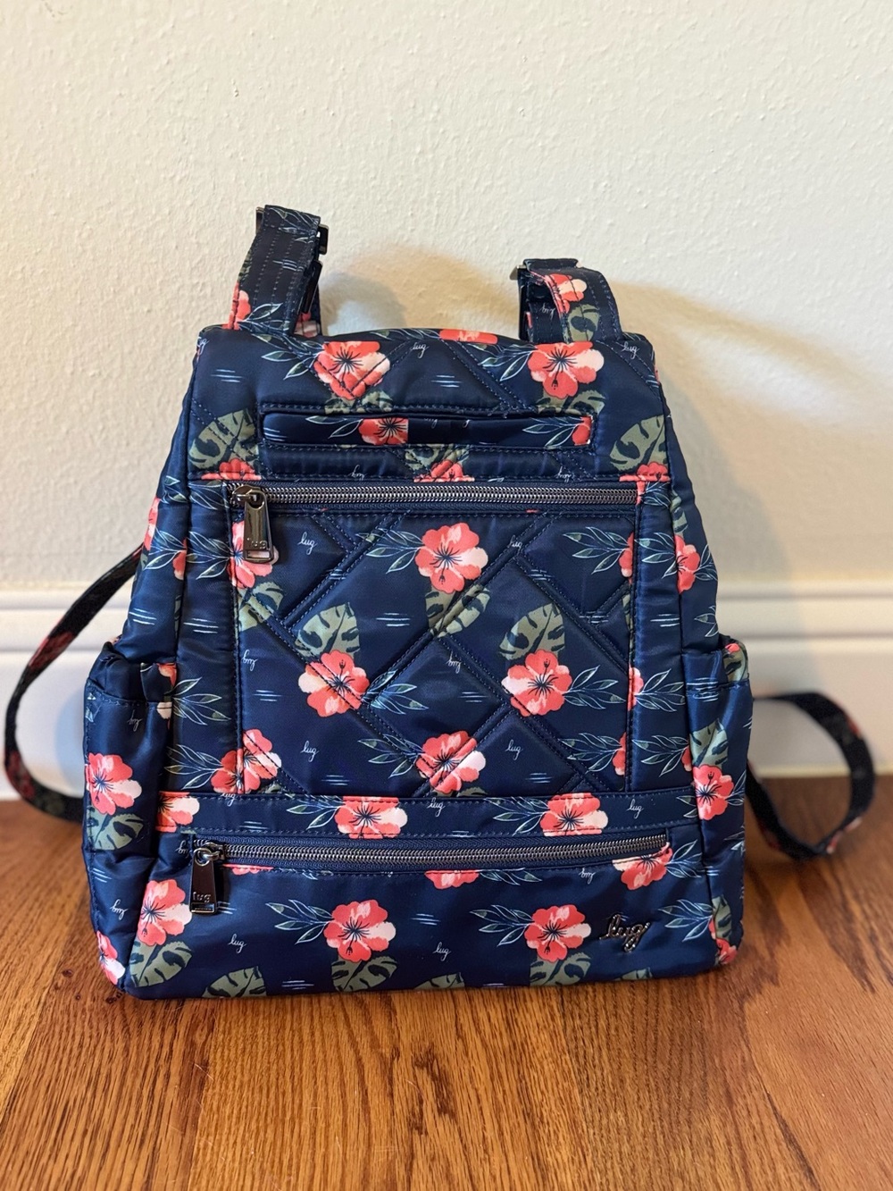 Lug Skyhop Backpack in Aloha Navy